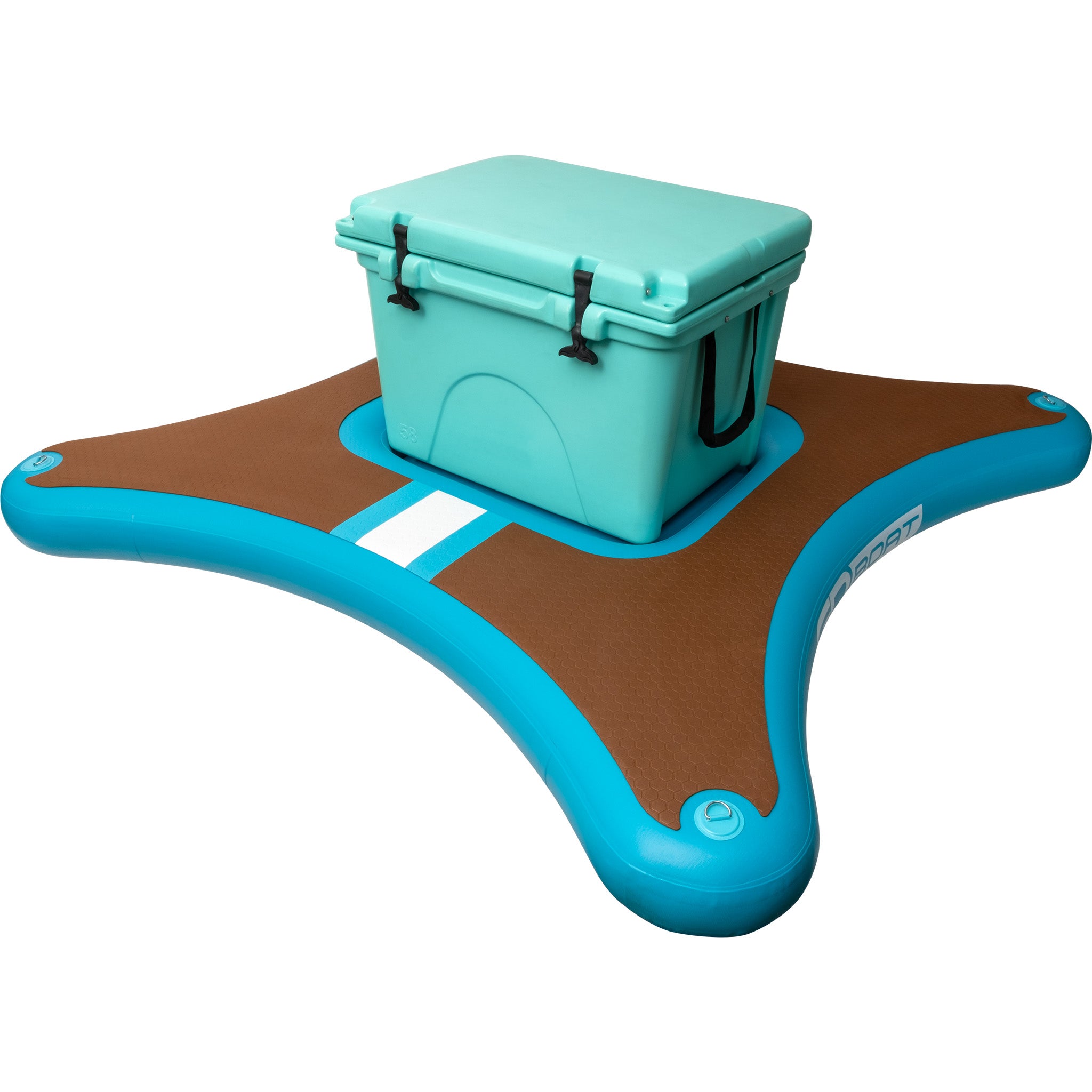 GoBoat X-DOCK - 5x5 floating platform for coolers and gear